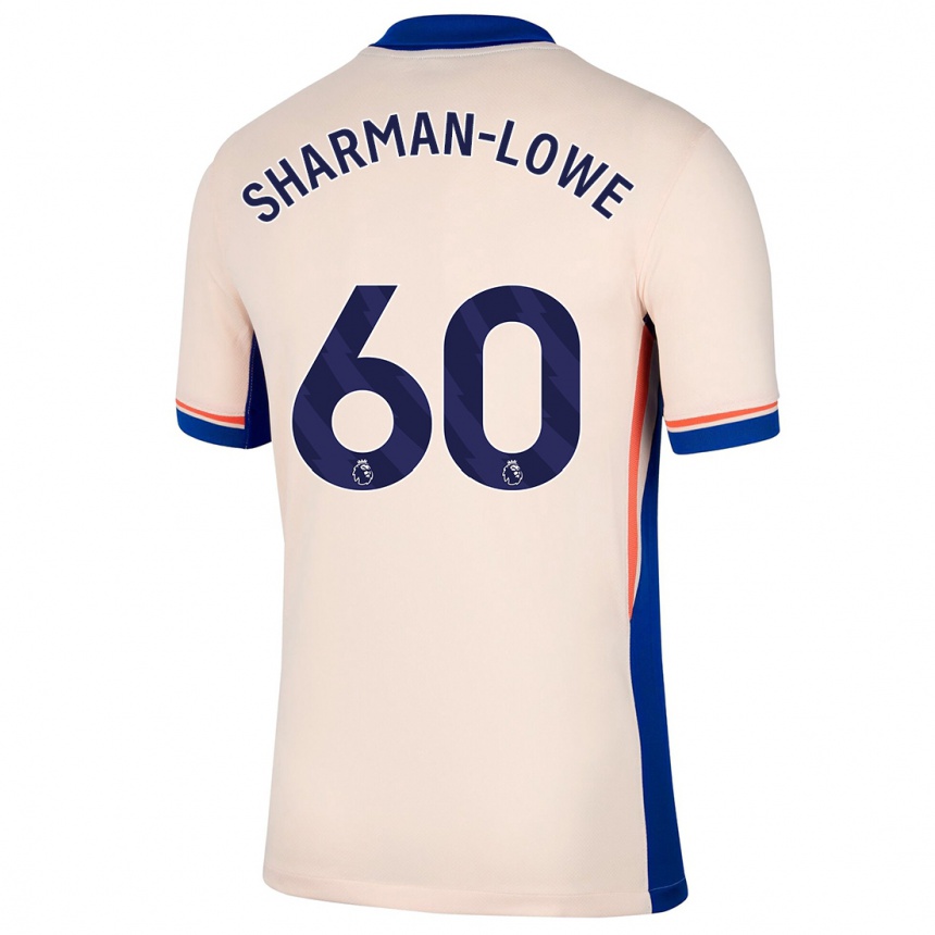 Niño Fútbol Camiseta Teddy Sharman-Lowe #60 Beige Claro 2ª Equipación 2024/25 Argentina