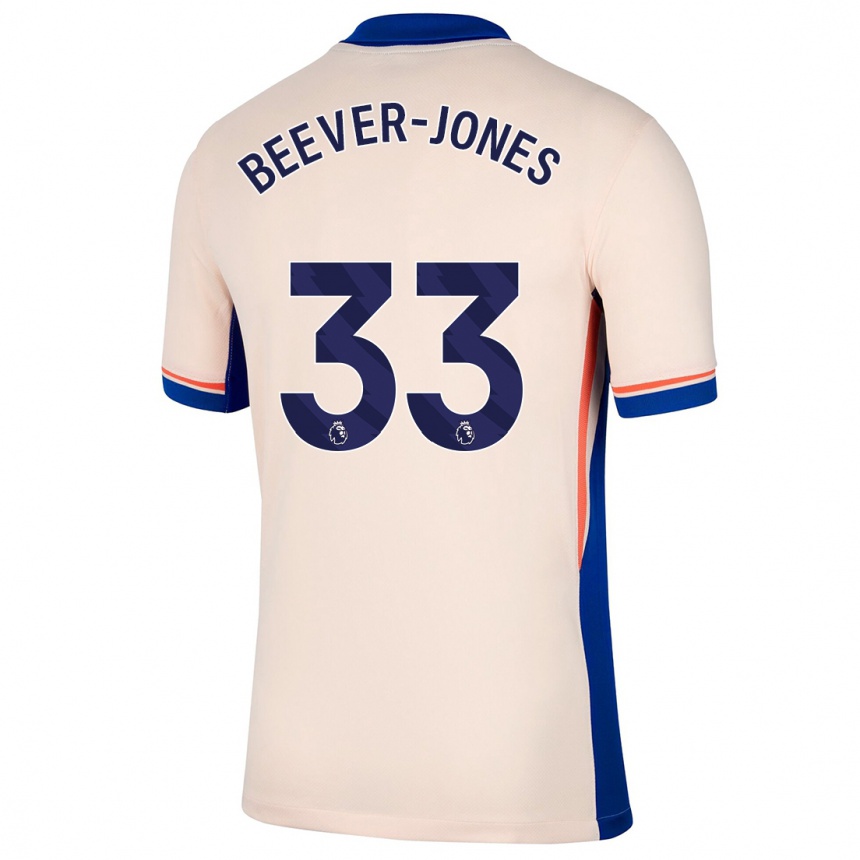 Niño Fútbol Camiseta Aggie Beever-Jones #33 Beige Claro 2ª Equipación 2024/25 Argentina