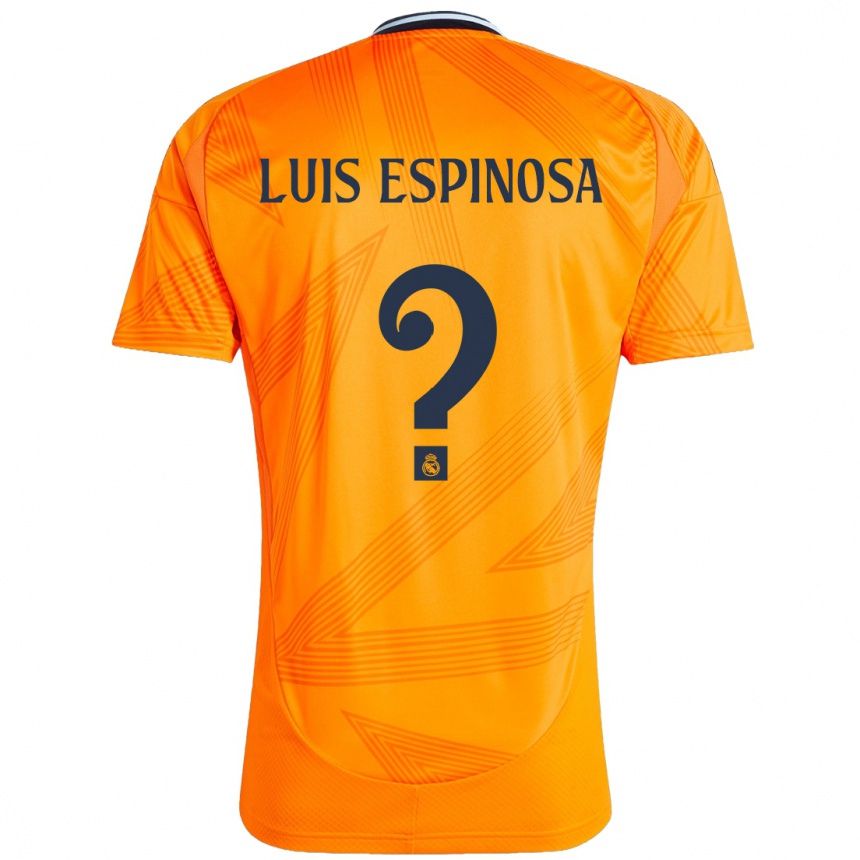 Niño Fútbol Camiseta José Luis Espinosa #0 Naranja 2ª Equipación 2024/25 Argentina