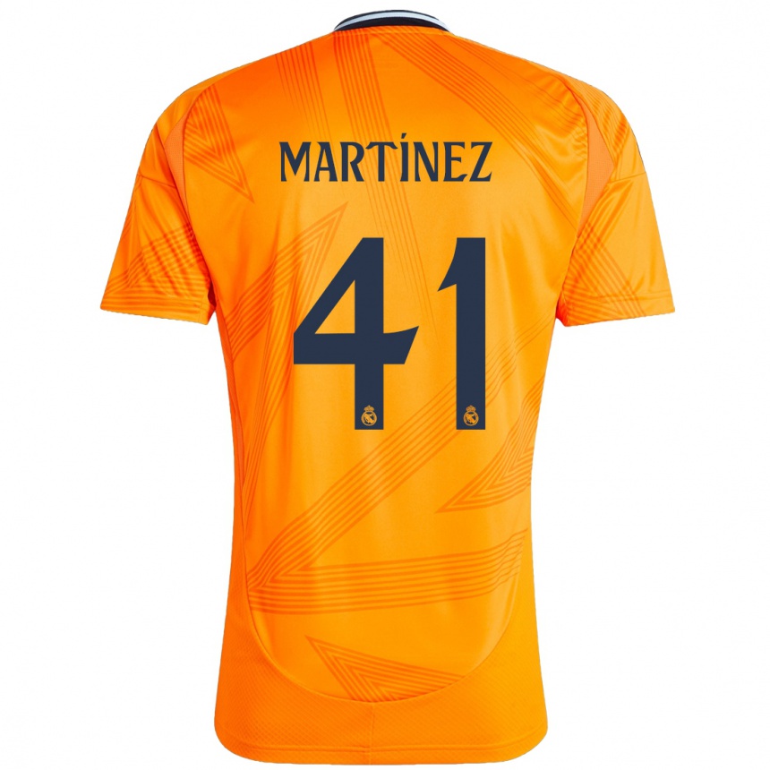 Niño Fútbol Camiseta Joan Martínez #41 Naranja 2ª Equipación 2024/25 Argentina