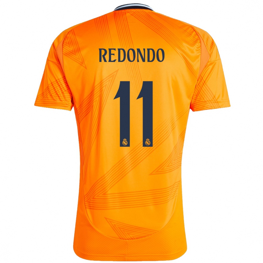 Niño Fútbol Camiseta Alba Redondo #11 Naranja 2ª Equipación 2024/25 Argentina