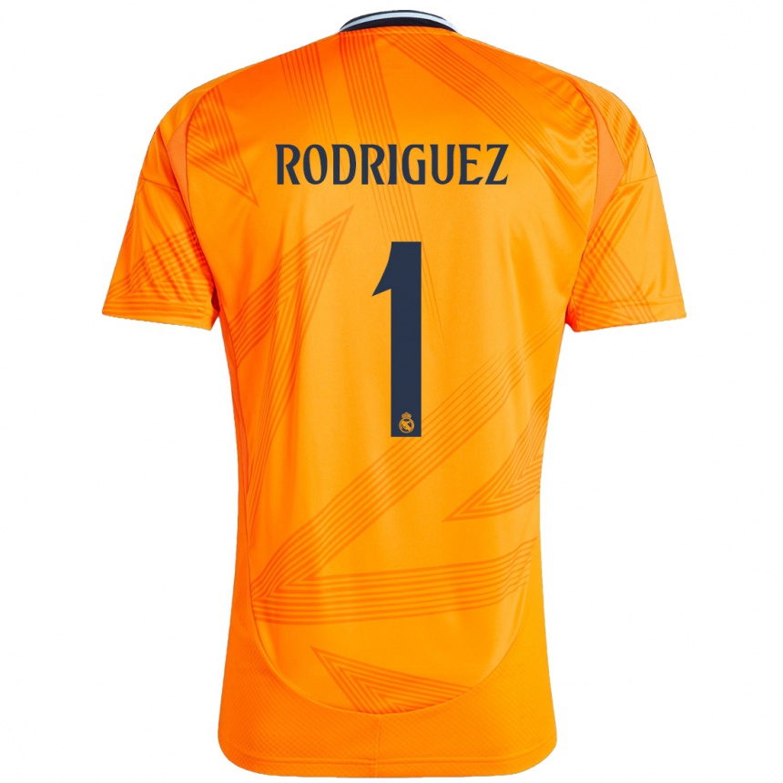 Niño Fútbol Camiseta Misa Rodriguez #1 Naranja 2ª Equipación 2024/25 Argentina