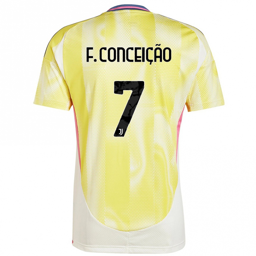 Niño Fútbol Camiseta Francisco Conceicao #7 Naranja 2ª Equipación 2024/25 Argentina