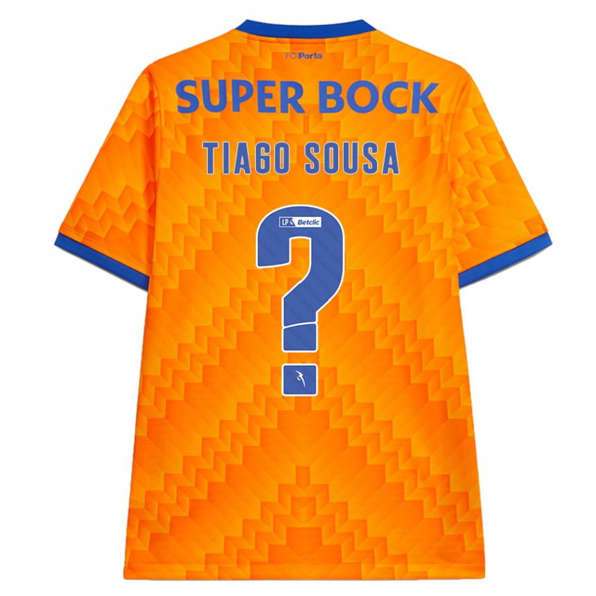 Niño Fútbol Camiseta Tiago Sousa #0 Naranja 2ª Equipación 2024/25 Argentina