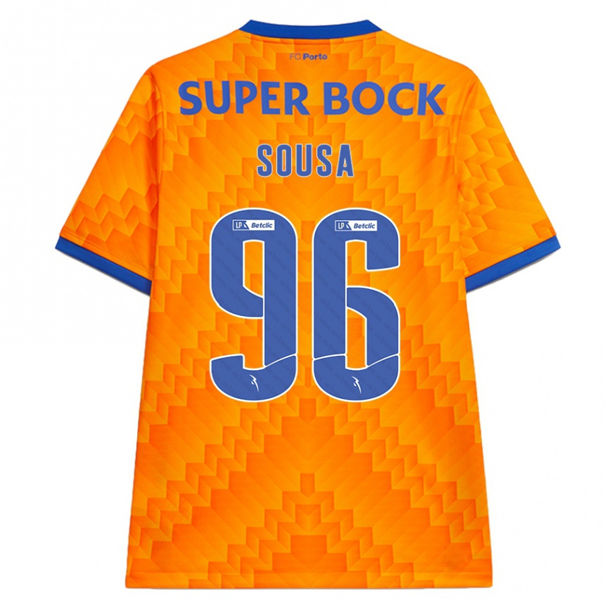 Niño Fútbol Camiseta Filipe Sousa #96 Naranja 2ª Equipación 2024/25 Argentina