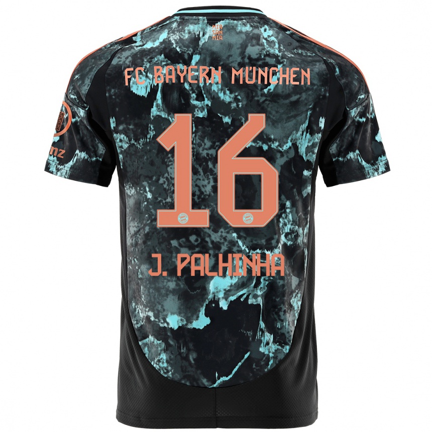 Niño Fútbol Camiseta João Palhinha #16 Negro 2ª Equipación 2024/25 Argentina