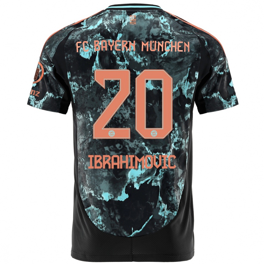 Niño Fútbol Camiseta Arijon Ibrahimovic #20 Negro 2ª Equipación 2024/25 Argentina