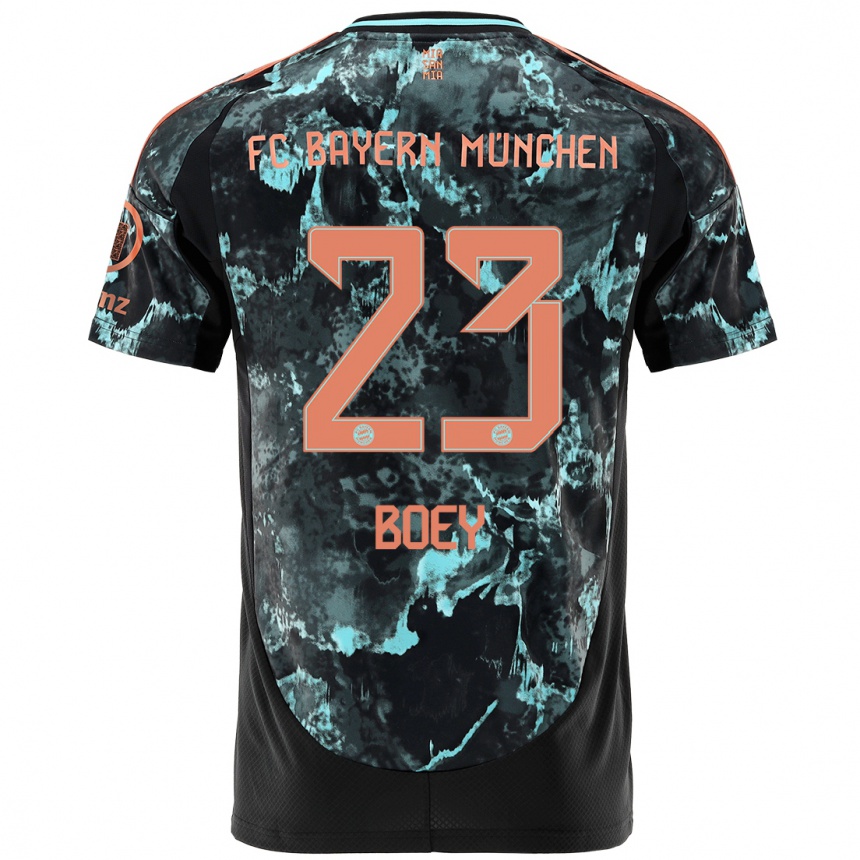 Niño Fútbol Camiseta Sacha Boey #23 Negro 2ª Equipación 2024/25 Argentina