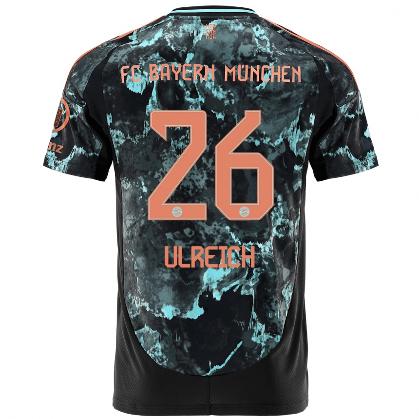 Niño Fútbol Camiseta Sven Ulreich #26 Negro 2ª Equipación 2024/25 Argentina