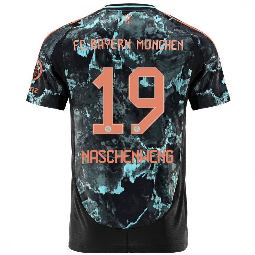 Niño Fútbol Camiseta Katharina Naschenweng #19 Negro 2ª Equipación 2024/25 Argentina