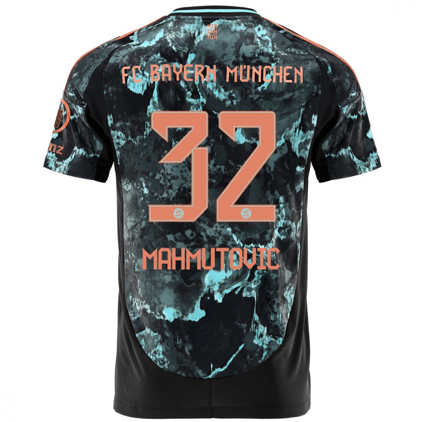 Niño Fútbol Camiseta Ena Mahmutovic #32 Negro 2ª Equipación 2024/25 Argentina