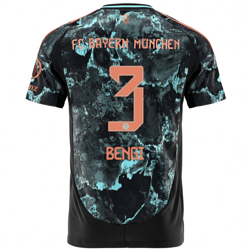 Niño Fútbol Camiseta Kaan Bengi #3 Negro 2ª Equipación 2024/25 Argentina