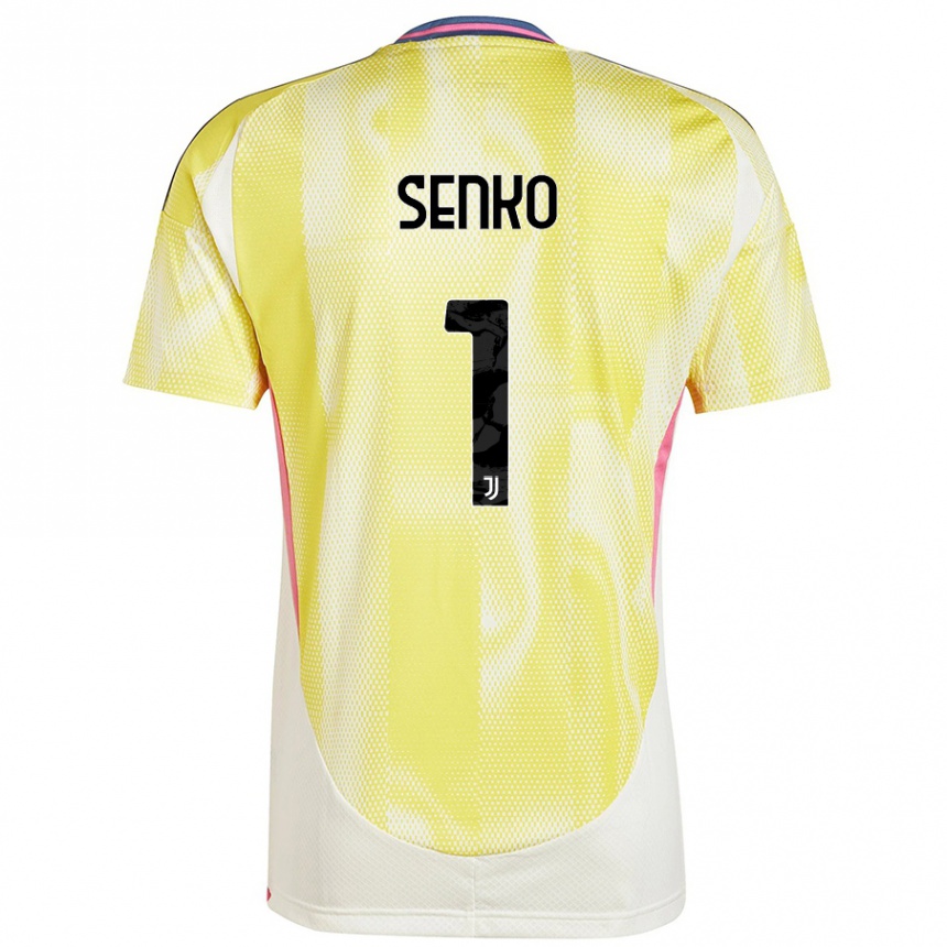 Niño Fútbol Camiseta Zsombor Senko #1 Amarillo Solar 2ª Equipación 2024/25 Argentina