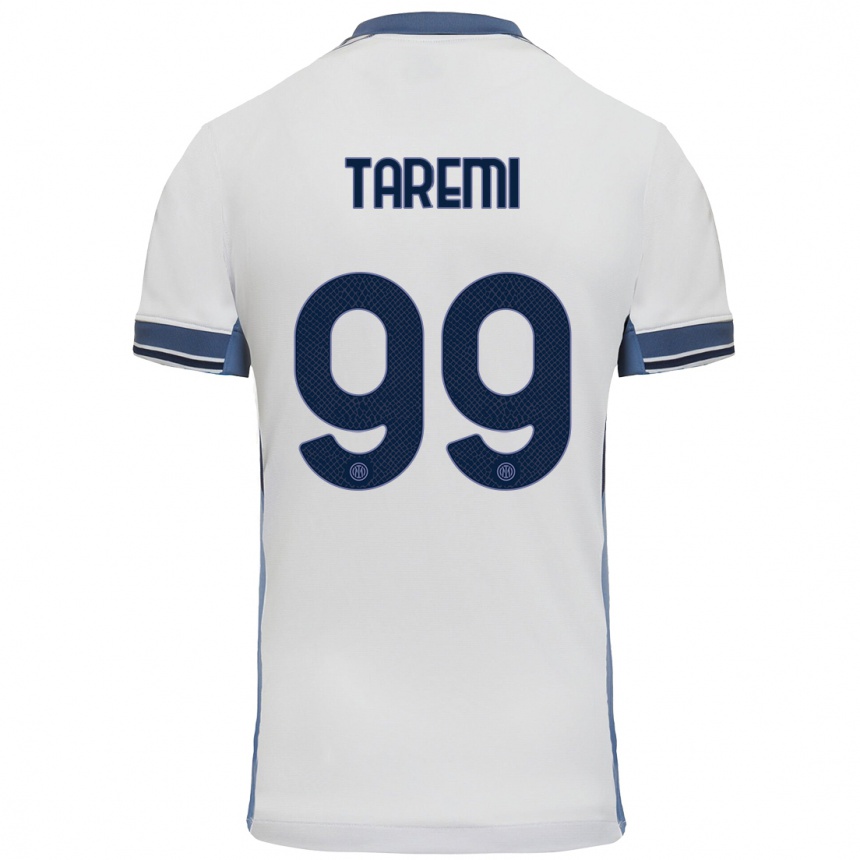 Niño Fútbol Camiseta Mehdi Taremi #99 Blanco Gris 2ª Equipación 2024/25 Argentina