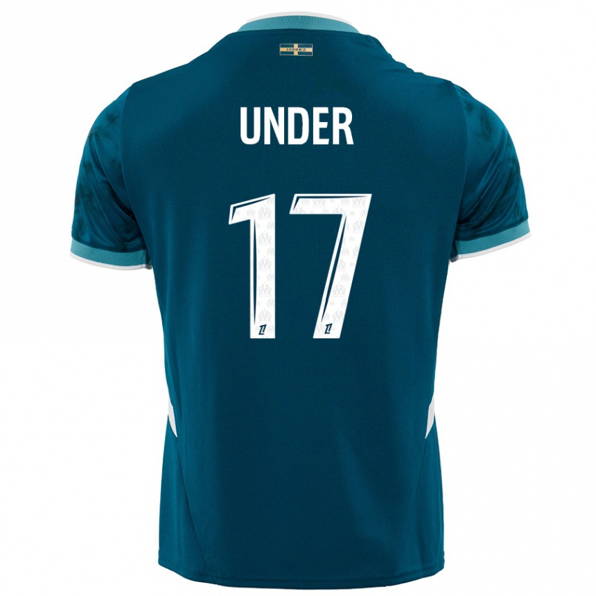 Niño Fútbol Camiseta Cengiz Under #17 Azul Turquesa 2ª Equipación 2024/25 Argentina