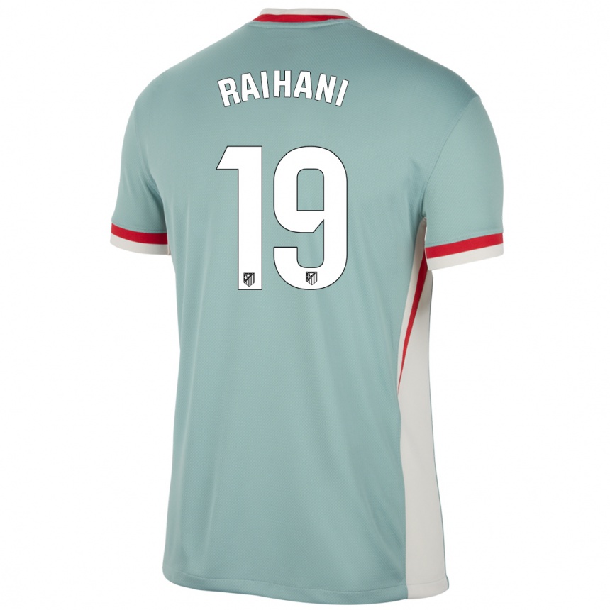 Niño Fútbol Camiseta Abde Raihani #19 Beige Claro Azul 2ª Equipación 2024/25 Argentina