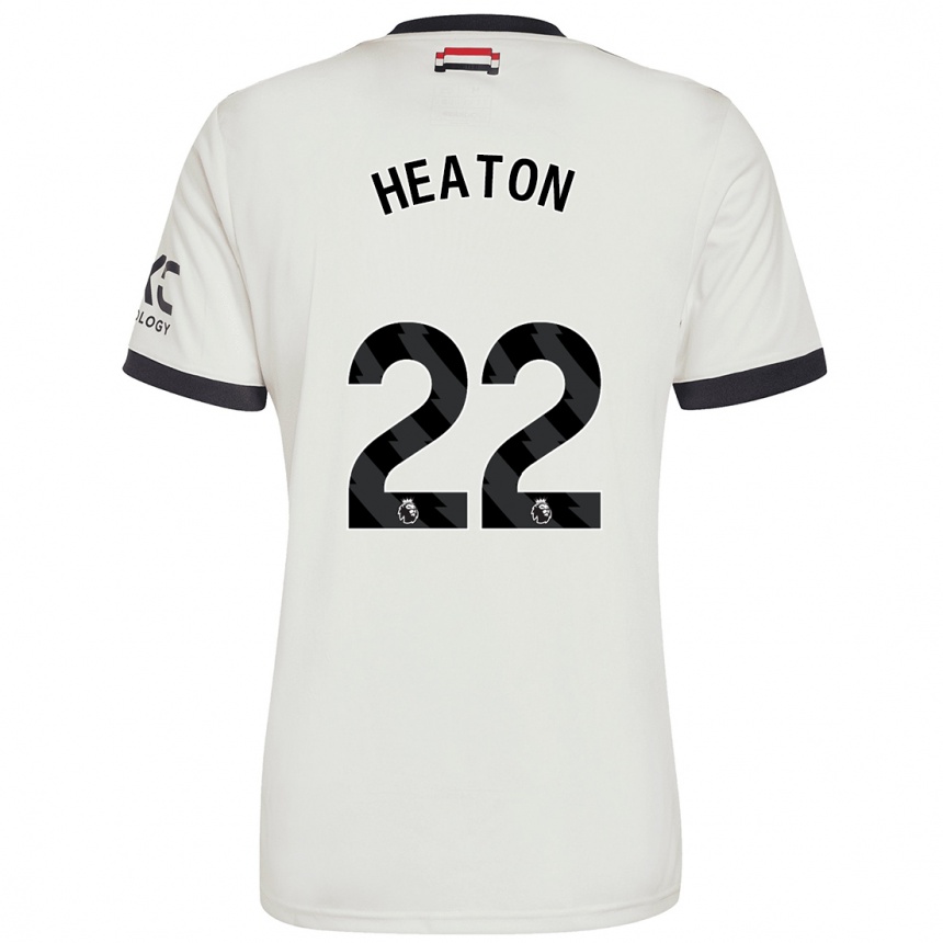 Niño Fútbol Camiseta Tom Heaton #22 Blanquecino Equipación Tercera 2024/25 Argentina