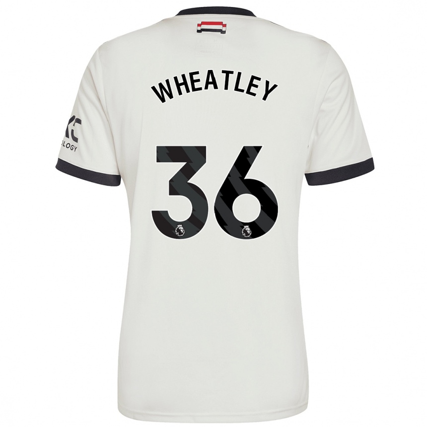 Niño Fútbol Camiseta Ethan Wheatley #36 Blanquecino Equipación Tercera 2024/25 Argentina