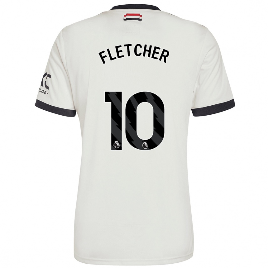 Niño Fútbol Camiseta Jack Fletcher #10 Blanquecino Equipación Tercera 2024/25 Argentina