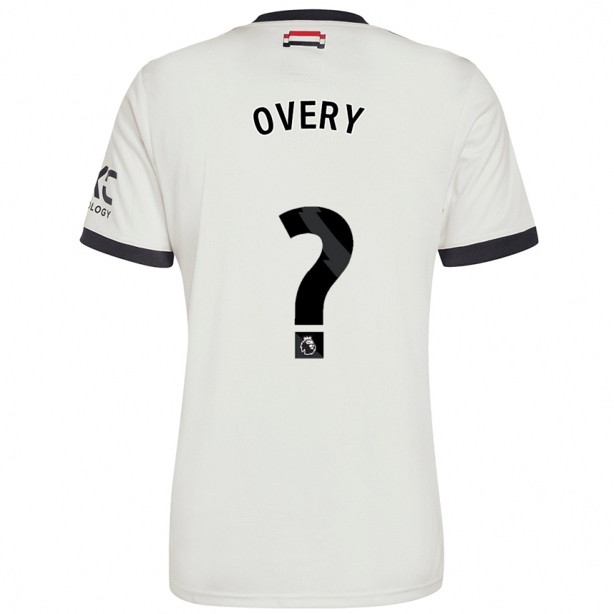 Niño Fútbol Camiseta James Overy #0 Blanquecino Equipación Tercera 2024/25 Argentina