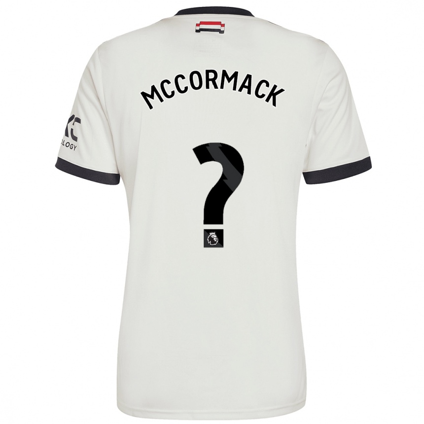 Niño Fútbol Camiseta Rafe Mccormack #0 Blanquecino Equipación Tercera 2024/25 Argentina