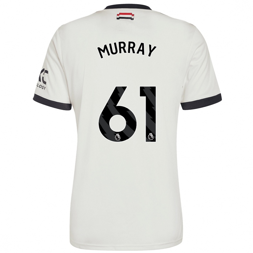 Niño Fútbol Camiseta Sam Murray #61 Blanquecino Equipación Tercera 2024/25 Argentina