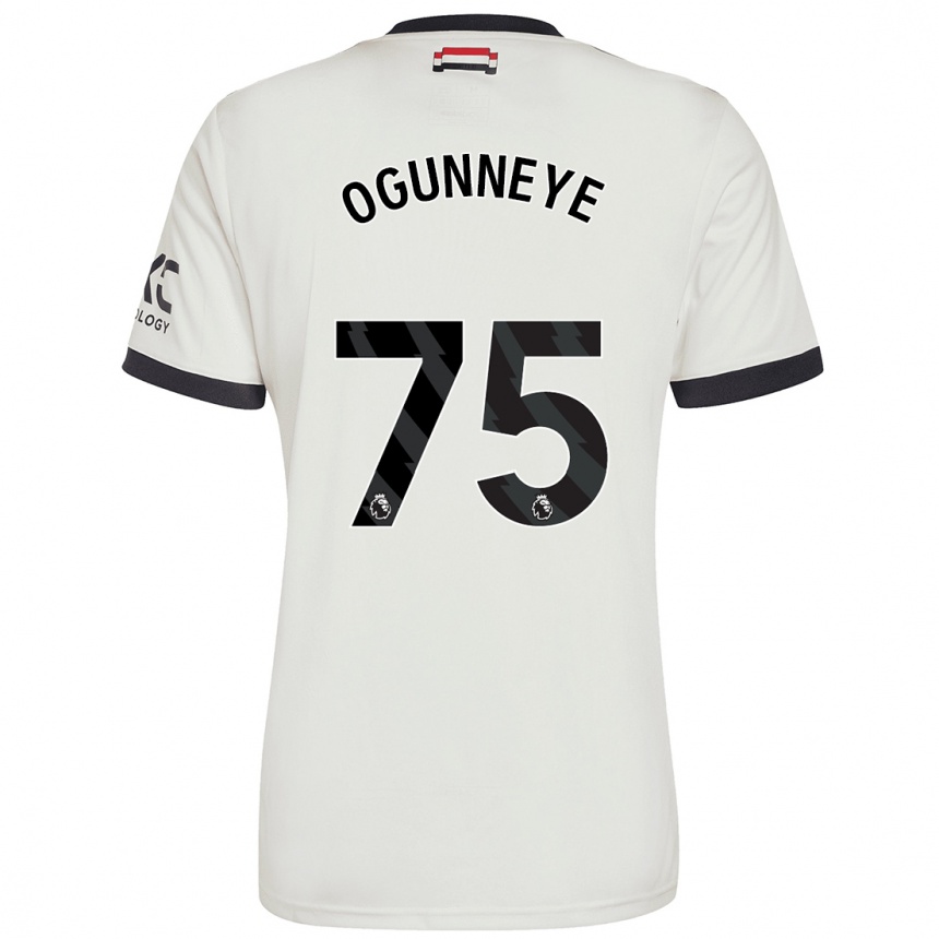 Niño Fútbol Camiseta Habeeb Ogunneye #75 Blanquecino Equipación Tercera 2024/25 Argentina