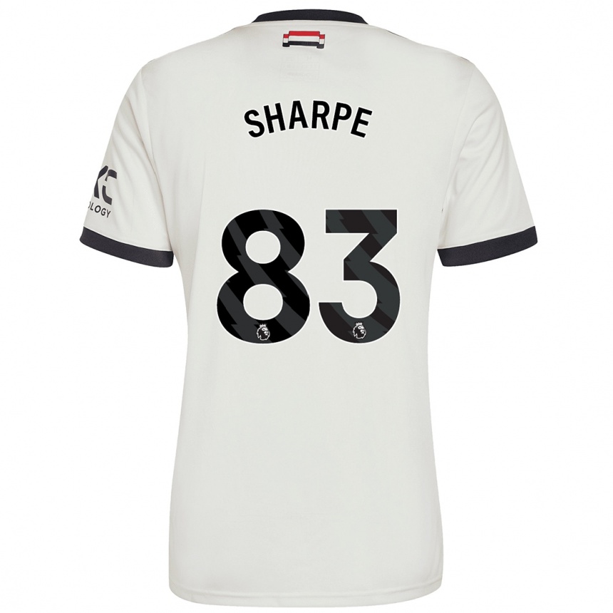 Niño Fútbol Camiseta Malachi Sharpe #83 Blanquecino Equipación Tercera 2024/25 Argentina