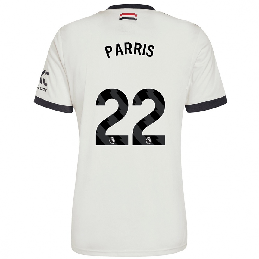 Niño Fútbol Camiseta Nikita Parris #22 Blanquecino Equipación Tercera 2024/25 Argentina