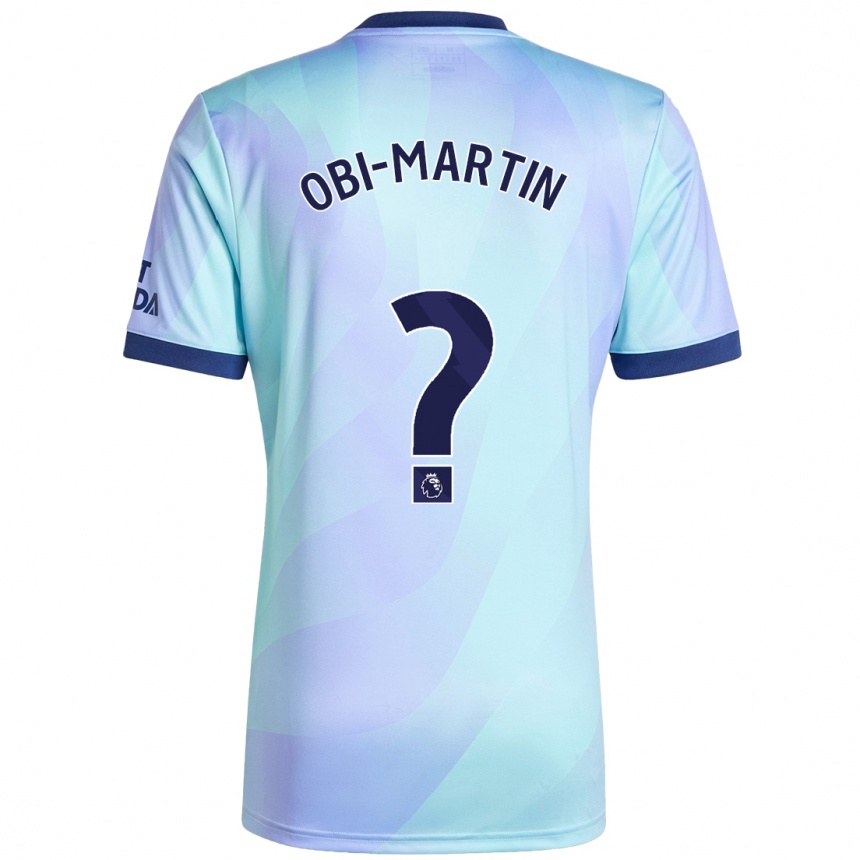 Niño Fútbol Camiseta Chido Obi-Martin #0 Agua Equipación Tercera 2024/25 Argentina