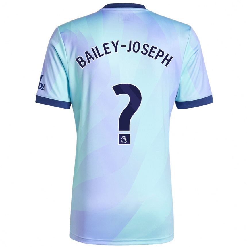 Niño Fútbol Camiseta Brando Bailey-Joseph #0 Agua Equipación Tercera 2024/25 Argentina