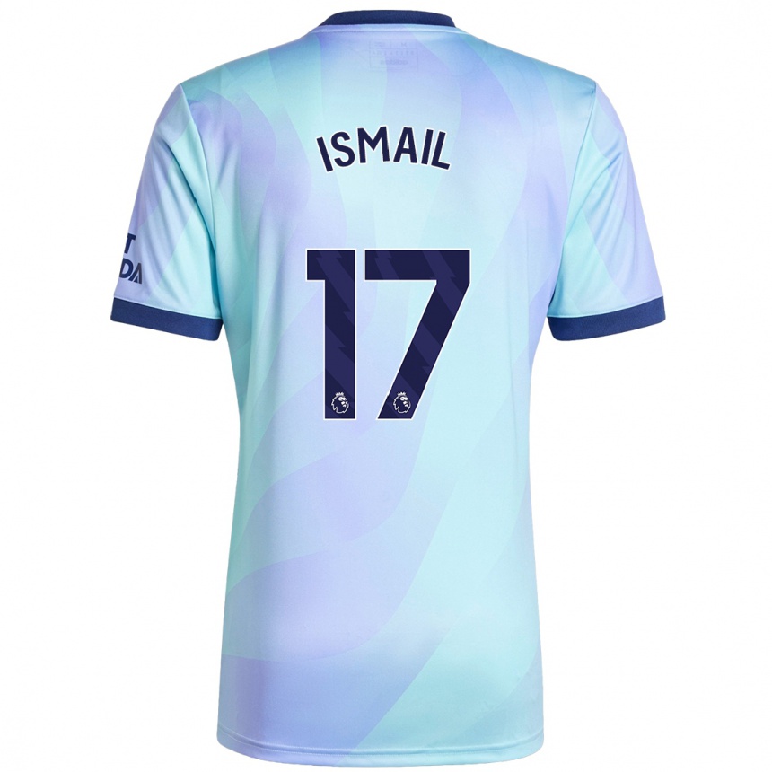 Niño Fútbol Camiseta Cam'ron Ismail #17 Agua Equipación Tercera 2024/25 Argentina