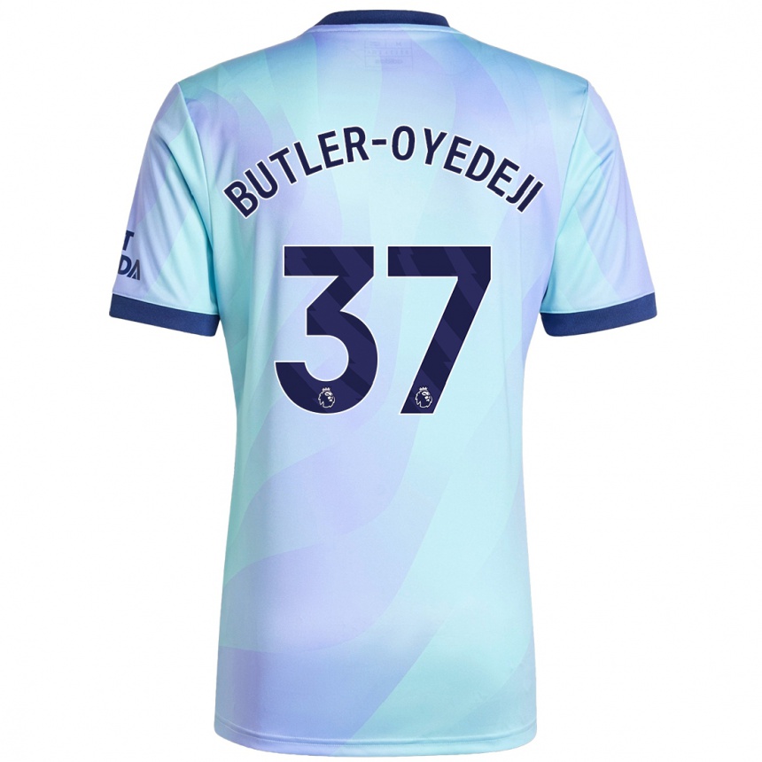 Niño Fútbol Camiseta Nathan Butler-Oyedeji #37 Agua Equipación Tercera 2024/25 Argentina