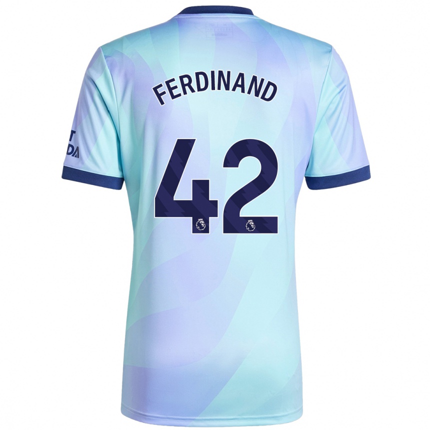 Niño Fútbol Camiseta Seb Ferdinand #42 Agua Equipación Tercera 2024/25 Argentina