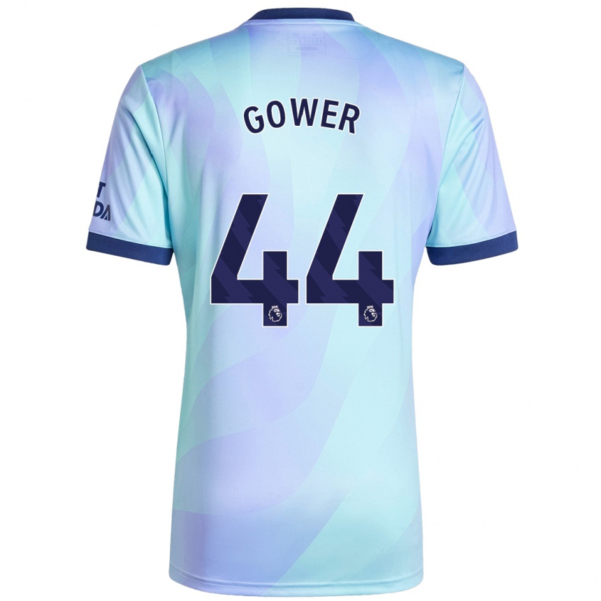 Niño Fútbol Camiseta Jimi Gower #44 Agua Equipación Tercera 2024/25 Argentina