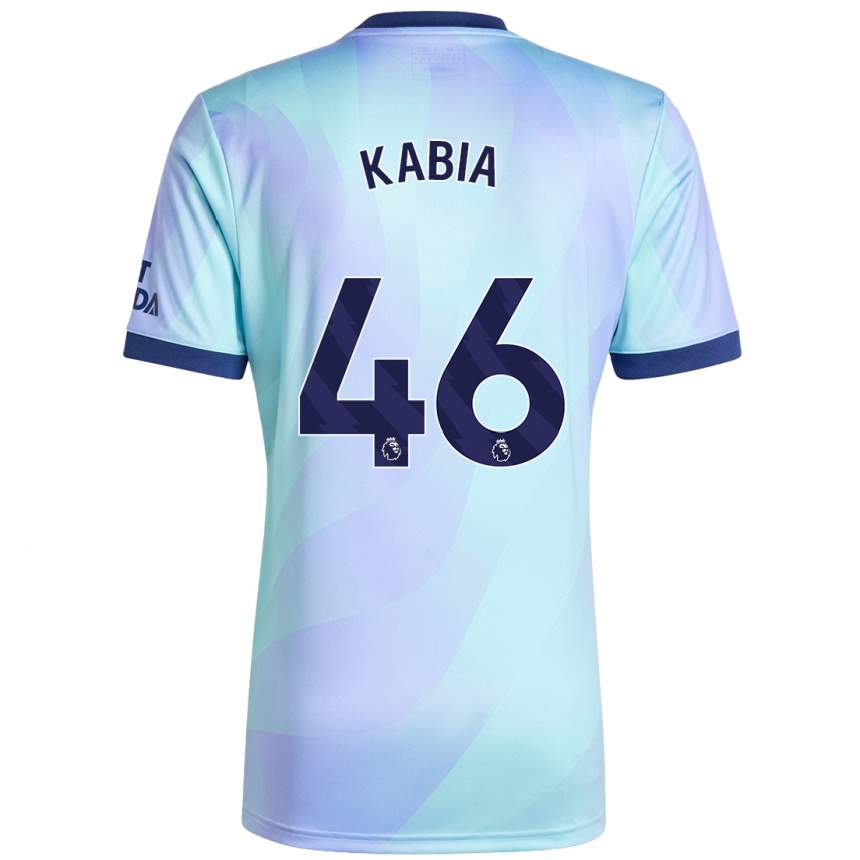 Niño Fútbol Camiseta Ismeal Kabia #46 Agua Equipación Tercera 2024/25 Argentina