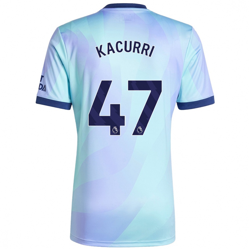 Niño Fútbol Camiseta Maldini Kacurri #47 Agua Equipación Tercera 2024/25 Argentina