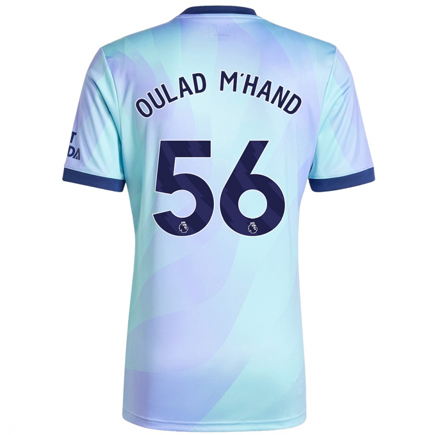 Niño Fútbol Camiseta Salah-Eddine Oulad M'hand #56 Agua Equipación Tercera 2024/25 Argentina