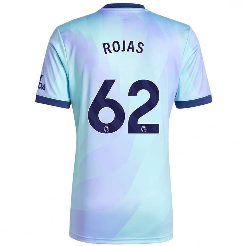 Niño Fútbol Camiseta Alexei Rojas #62 Agua Equipación Tercera 2024/25 Argentina