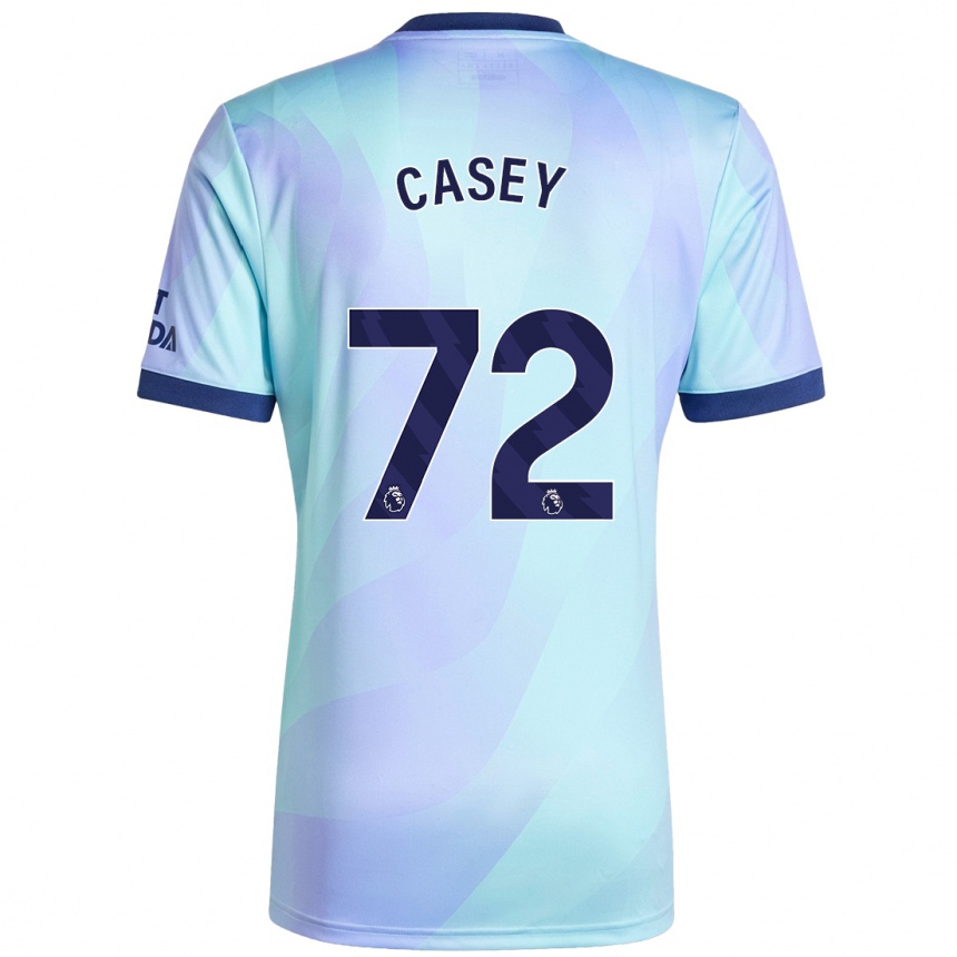 Niño Fútbol Camiseta Dan Casey #72 Agua Equipación Tercera 2024/25 Argentina