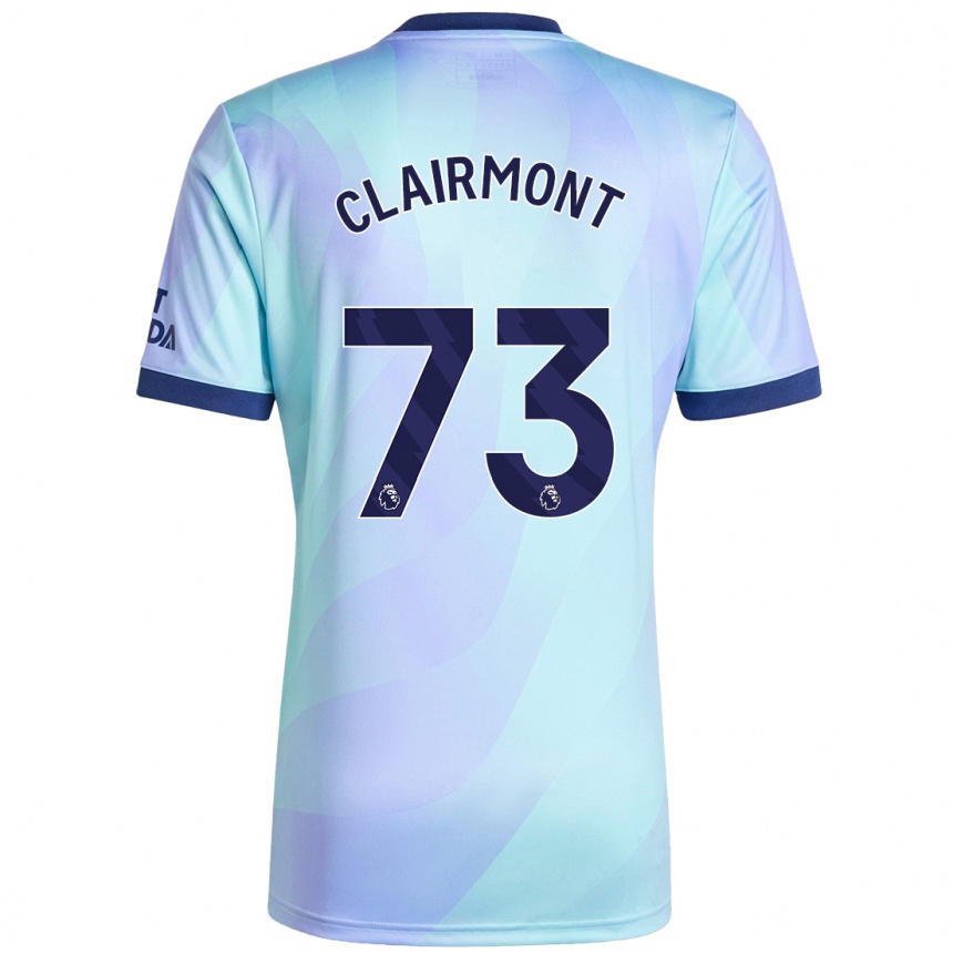 Niño Fútbol Camiseta Reece Clairmont #73 Agua Equipación Tercera 2024/25 Argentina