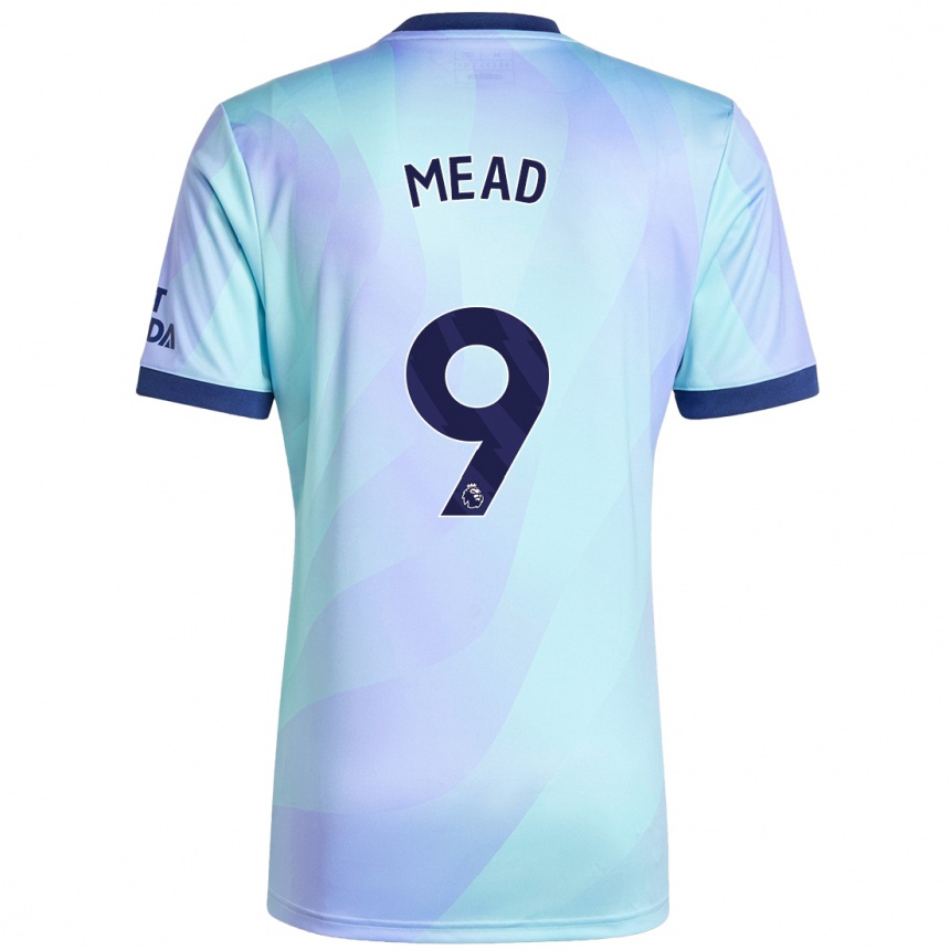 Niño Fútbol Camiseta Beth Mead #9 Agua Equipación Tercera 2024/25 Argentina