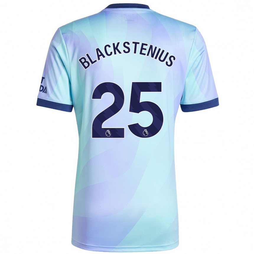 Niño Fútbol Camiseta Stina Blackstenius #25 Agua Equipación Tercera 2024/25 Argentina