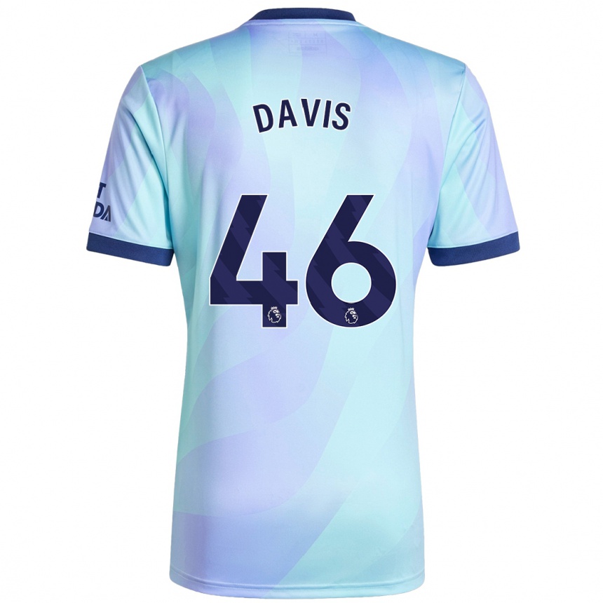 Niño Fútbol Camiseta Timi Davis #46 Agua Equipación Tercera 2024/25 Argentina