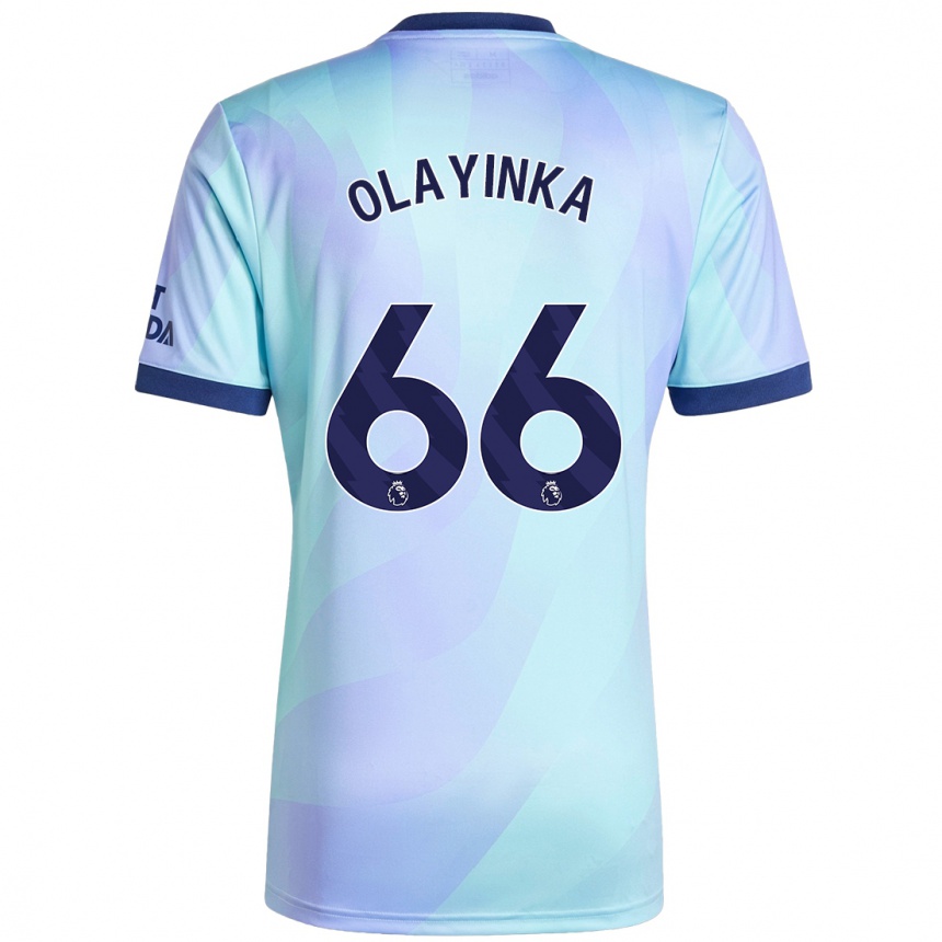 Niño Fútbol Camiseta James Olayinka #66 Agua Equipación Tercera 2024/25 Argentina