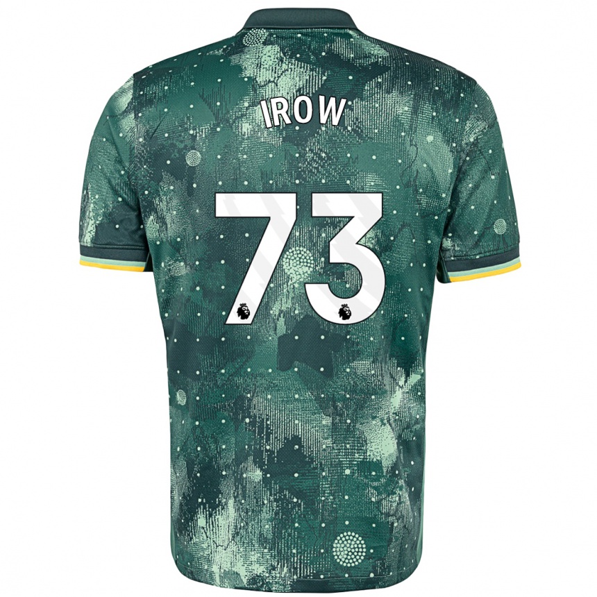 Niño Fútbol Camiseta Oliver Irow #73 Verde Menta Equipación Tercera 2024/25 Argentina