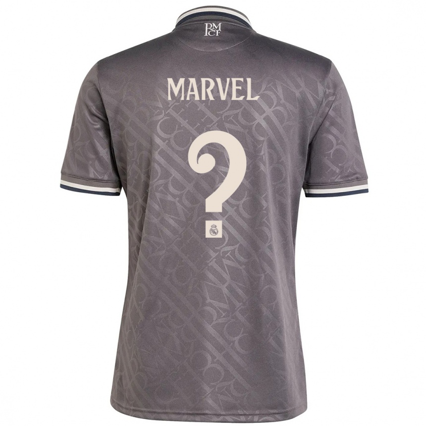 Niño Fútbol Camiseta Marvel #0 Carbón Equipación Tercera 2024/25 Argentina