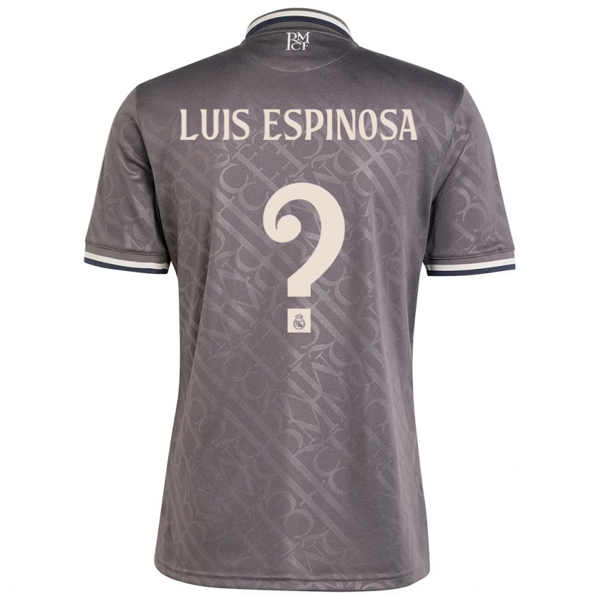 Niño Fútbol Camiseta José Luis Espinosa #0 Carbón Equipación Tercera 2024/25 Argentina