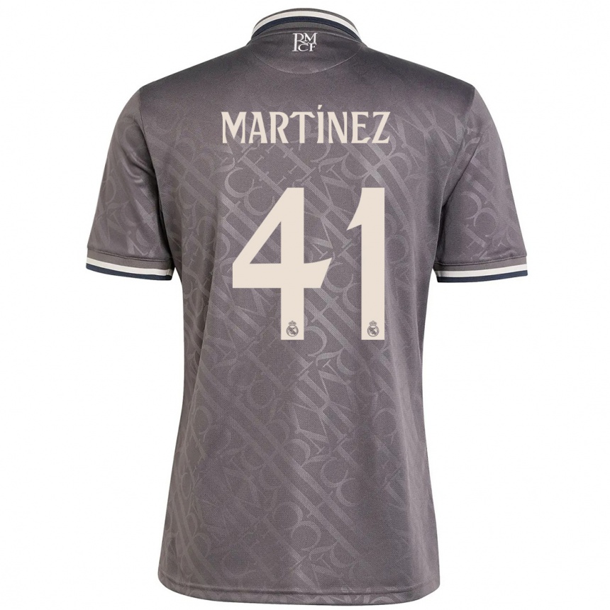 Niño Fútbol Camiseta Joan Martínez #41 Carbón Equipación Tercera 2024/25 Argentina