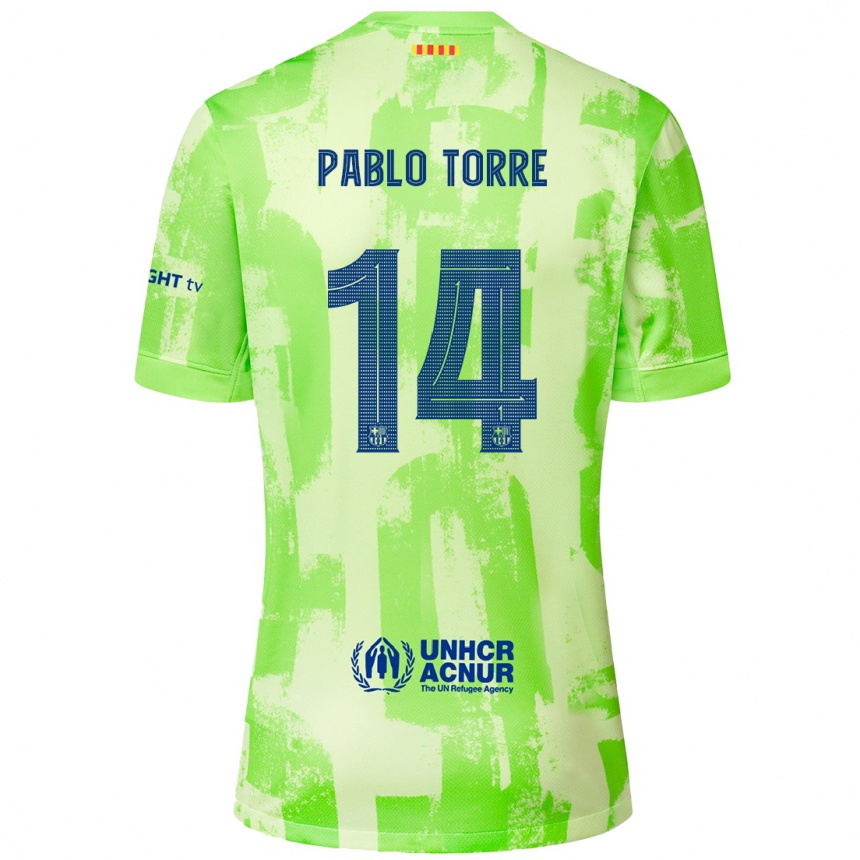 Niño Fútbol Camiseta Pablo Torre #14 Lima Equipación Tercera 2024/25 Argentina